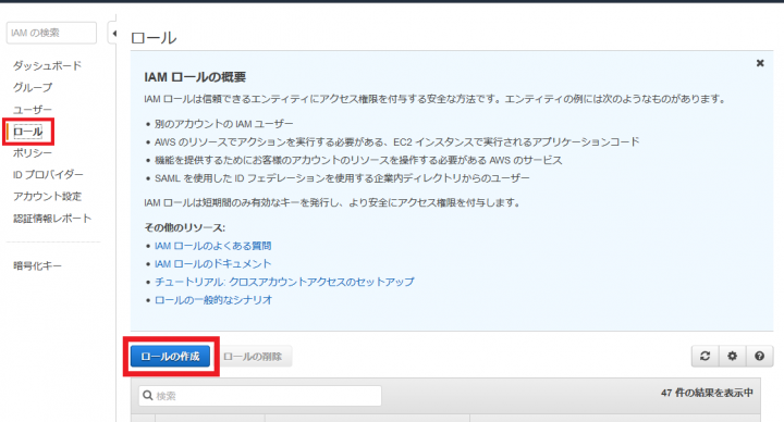 Amazon Redshiftの画面